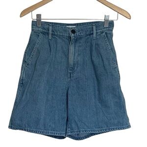 Aritzia Wilfred Free Jeans Organic Cotton Effortless High Rise Denim Shorts